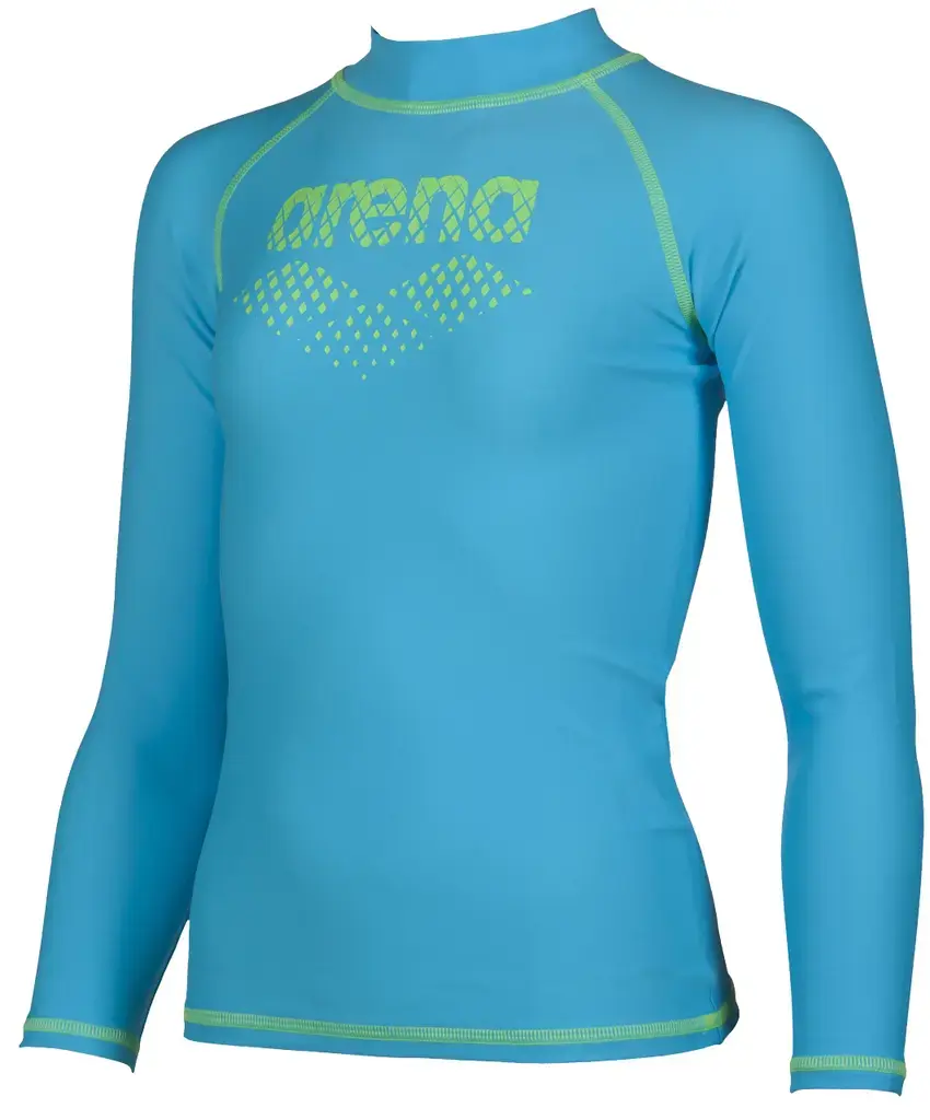 Arena AWT girl long sleeves shirt Sea – Blue / / / Green