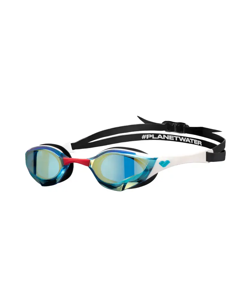 Arena Cobra Edge Swipe Mirror AQUA- – White