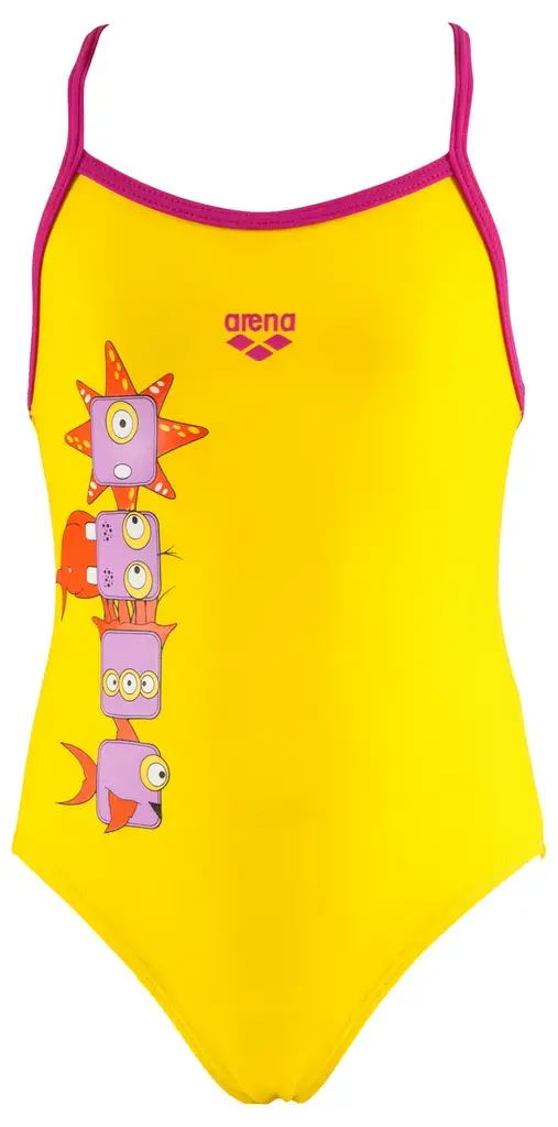 Arena Kid Girl Gill kids One Piece – Yellow