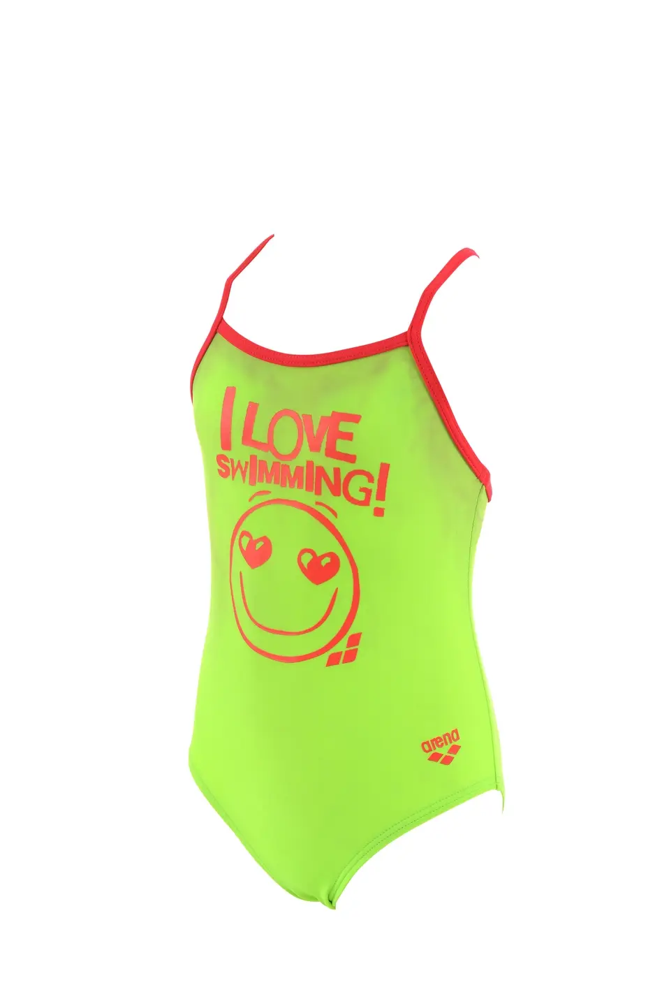 Arena Lovely Kids One Piece acid – Lime / / / Red
