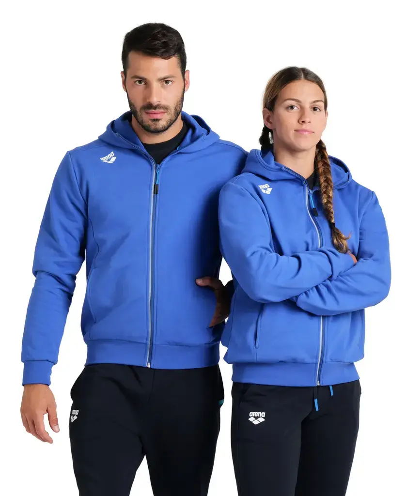 Arena Team Hooded Jacket Panel Fleec – Royal