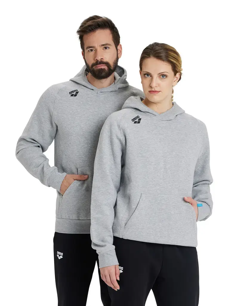 Arena Team Hooded Sweat Panel Fleece Medium – Grey / / / Heather